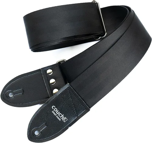 Vista 17 de Couch LA CORREA DE GUITARRA ORIGINAL DE CINTURÓN DE SEGURIDAD RECICLADO Fabricada en EE.UU. Correas de Guitarra (Todo Blanco)