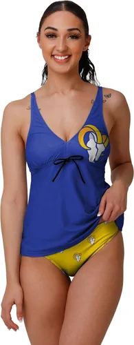 Vista 209 de FOCO Women's NFL Team Logo Ladies Bathing Swim Wear Suit