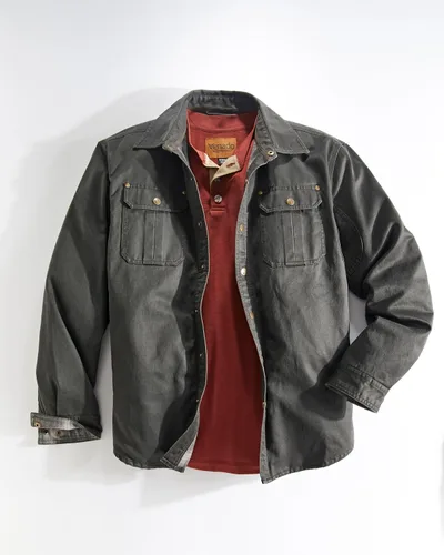 Vista 6 de Venado Chaqueta de gamuza de algodón oculta