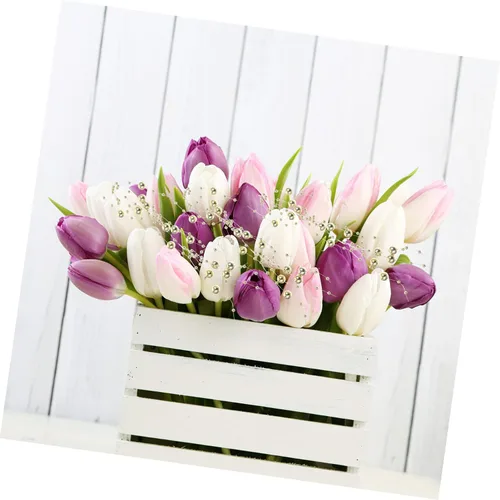 Vista 4 de Homoyoyo Cadena de guirnalda de perlas de bricolaje para relleno de florero de velas flotantes