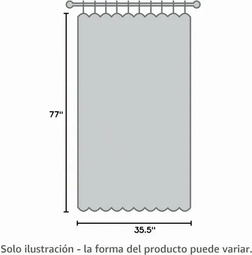 Vista 6 de BeadedString - Cortina con cuentas de madera natural y bambú, 77 pulgadas de alto (azul, 35.5 pulgadas de ancho)