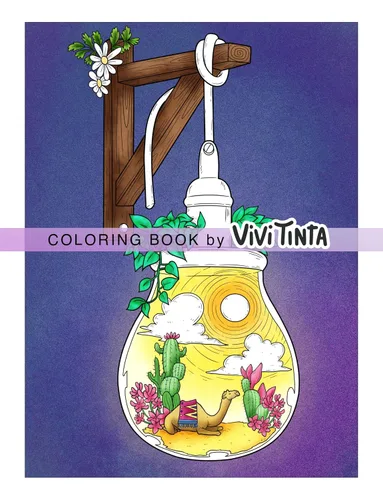 Vista 4 de Time To Chill Coloring Book of Awe-inspiring Discovery into the Tiny Worlds for Stress Relief and Relaxation