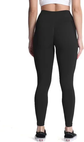 Vista 5 de Aoxjox Leggings sin costuras para mujer, control de abdomen, entrenamiento, gimnasio, fitness, deporte, yoga, pantalones
