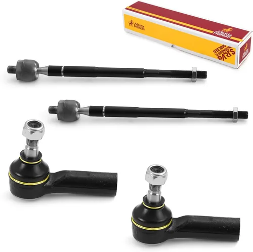 Vista 236 de Metrix Premium Chassis Parts - Kit de 4 piezas de extremos de barra de acoplamiento frontal exterior e interior compatible con Nissan Pathfinder