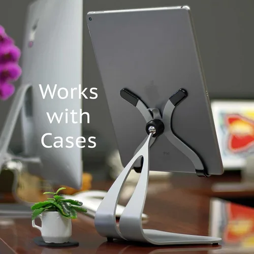 Vista 4 de Thought Out Stabile PRO - Soporte giratorio para iPad, color negro, fabricado en Estados Unidos, compatible con Apple iPad