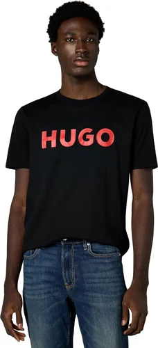 Vista 50 de Hugo Men's Print Logo Short Sleeve T-Shirt Blanco