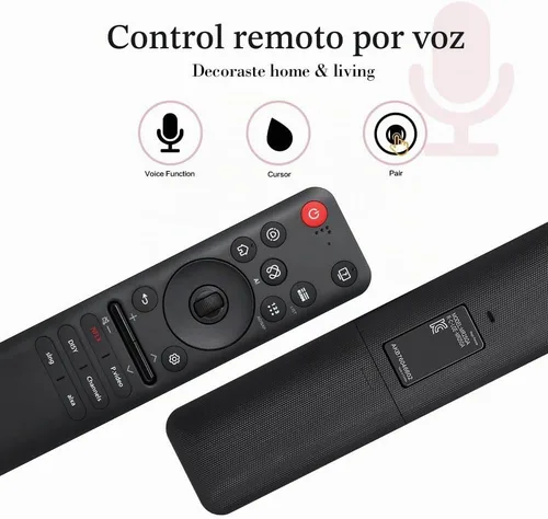 Vista 6 de Repuesto para control remoto mágico LG MR25GA con voz, puntero y rueda