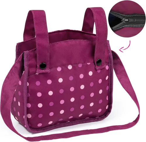 Vista 7 de Bayer Design City Baby Doll Pram, rosa oscuro