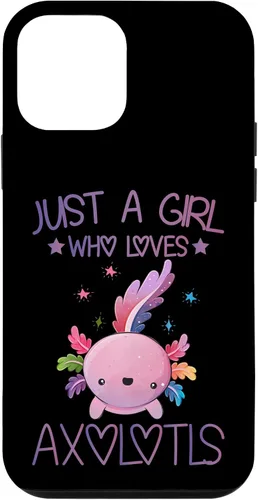 Vista 16 de Just A Girl Who Loves Axolotls Lover Gifts Kawaii Axolotls Case for iPhone 17