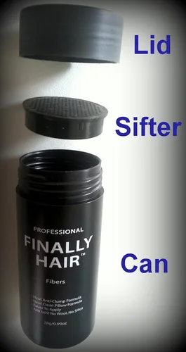 Vista 5 de Fibras de relleno de cabello, recarga de 1.76 onzas más 4.1 onzas Pulverizador fijador de fibra resistente, recarga para tu frasco actual Fibra