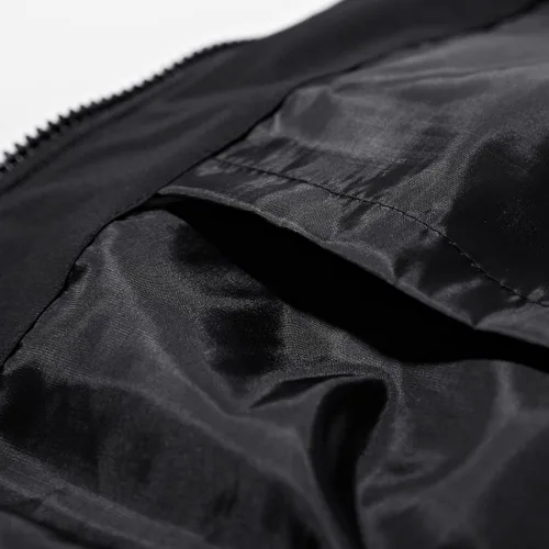 Vista 4 de Chaleco acolchado de algodón acolchado para hombre, chaqueta sin mangas, abrigo grueso y cálido, ropa de abrigo acolchada de gran tamaño, chaleco