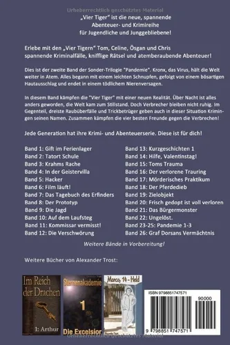 Vista 2 de Vier Tiger Pandemie 2 Die Temperatur steigt (German Edition)