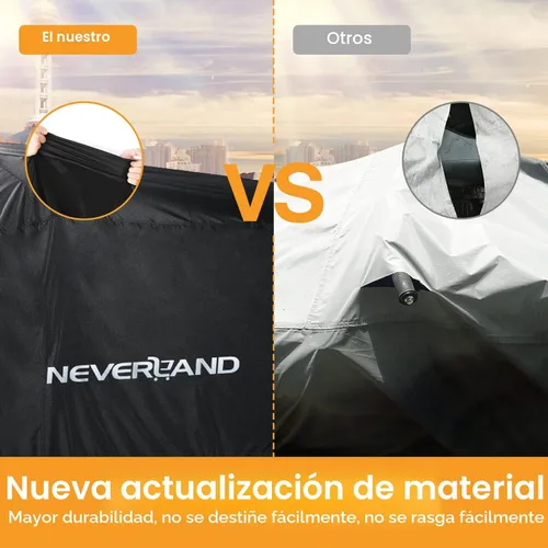 Vista 5 de NEVERLAND Cubierta para ATV Impermeable de Servicio Pesado Cubierta para Vehículo de 4 Ruedas Cubierta para Quad Resistente a Todas las Condiciones