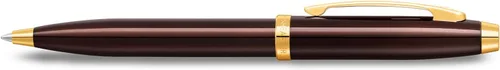 Vista 5 de Sheaffer Gift 100 9370 - Bolígrafo color café brillante con ribete PVD dorado Bolígrafo marrón café Set de regalo de bolígrafo premium