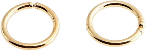 Vista 68 de Aretes de aro dorados y plateados para cartílago, nariz, tabique, oreja, hélix, tragus, joyería para mujer, hipoalergénicos, pequeños aros