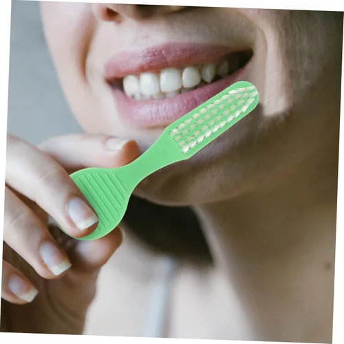 Vista 8 de Healifty Cepillo de dientes manual 10pcs Prisión Cepillo de dientes Manual Cepillo de dientes Manual Mango Suave Plástico Cabeza de Cepillo Grande