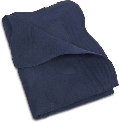 Vista 7 de MONOBLANKS Manta de Edredón de Bebé Personalizada Monograma Ligera con Relieve Escalonado para Todas las Estaciones (Gris)
