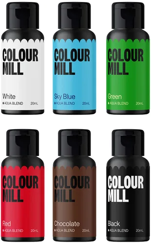 Vista 14 de Colour Mill Aqua Blend Colorante de alimentos a base de agua, 20 mililitros - Colección completa - Todos los 60