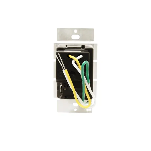 Vista 9 de Lutron Caseta Interruptor inteligente de control de velocidad de ventilador (se requiere Smart Hub Lutron), unipolar, PD-FSQN-BL, negro