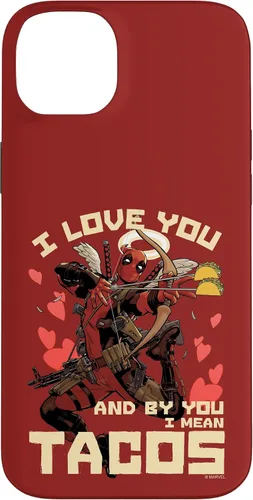 Vista 31 de Marvel Deadpool I Love You and by You I Mean Tacos - Carcasa para iPhone 17