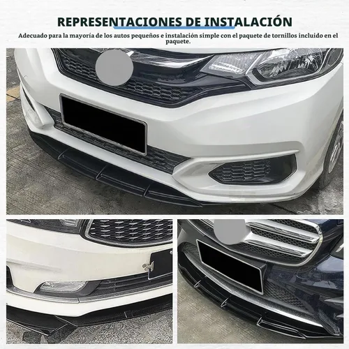 Vista 4 de DREAMOTOR - Alerón universal para parachoques delantero ajustable