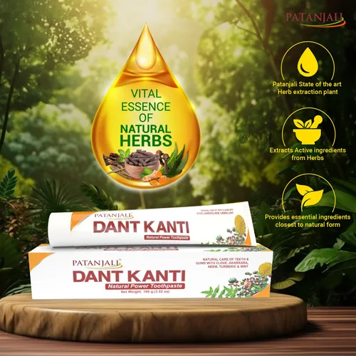 Vista 6 de Patanjali Dant Kanti Crema Dental 3.53 oz
