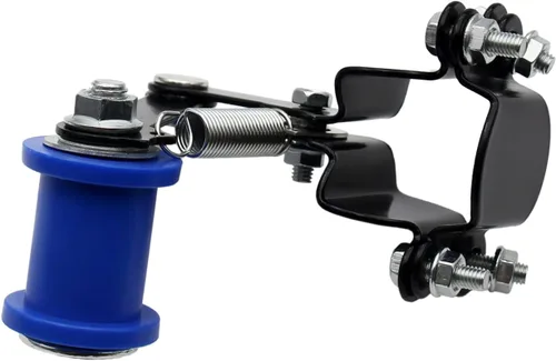 Vista 4 de Conjunto de guía tensor de cadena universal para ATV, mini moto, moto de cross, kart (azul)