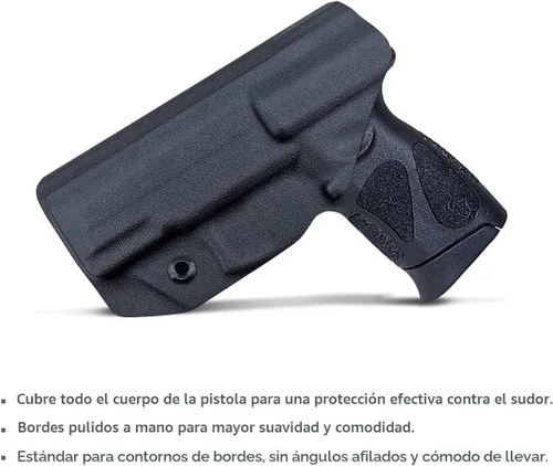Vista 3 de Funda Taurus G3C G2C IWB Kydex Holster Taurus G3C / G2C / G2S / PT111 / PT140 0.354 in/.40 - Cintura interior oculta