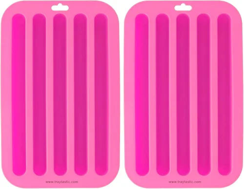 Vista 6 de Traytastic! Molde de silicona para palitos de hielo - Bandeja de cubitos de hielo para botella de agua - Fabricante de cubitos de hielo