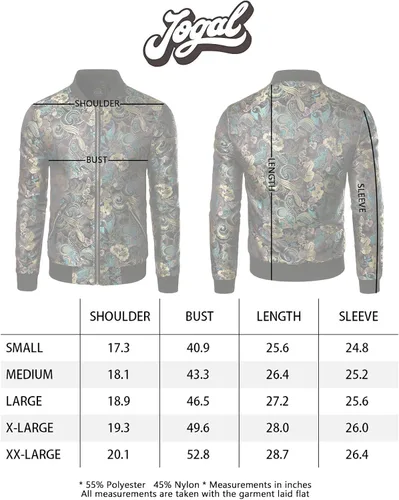 Vista 6 de JOGAL - Chaqueta de lujo satinada con bordado floral para hombre