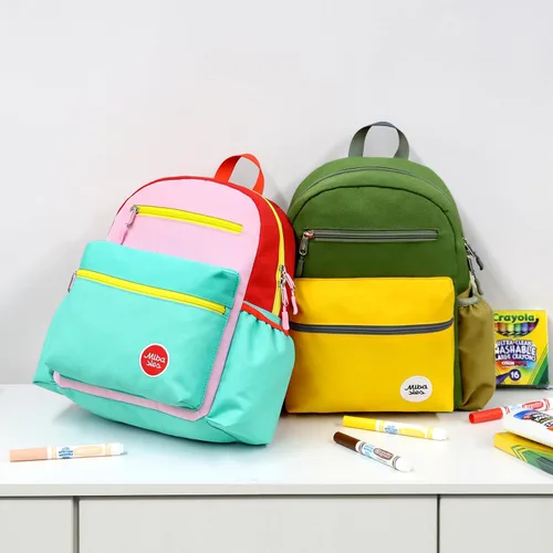 Vista 2 de mibasies Mochila para niños y niñas, mochila preescolar de 2 a 4 años, mochila de jardín de infantes para niños y niñas, mochila de guardería