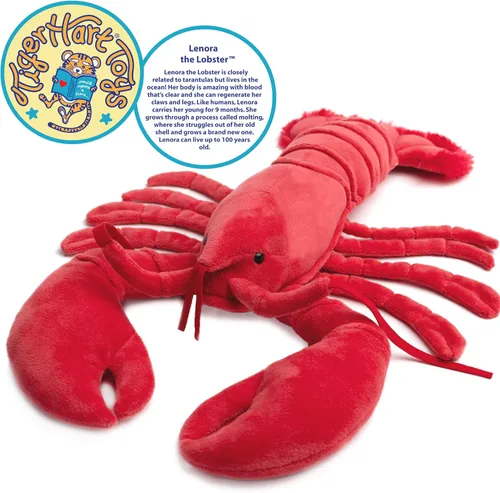Vista 2 de TigerHart Lenora The Lobster - Peluche de 13 pulgadas