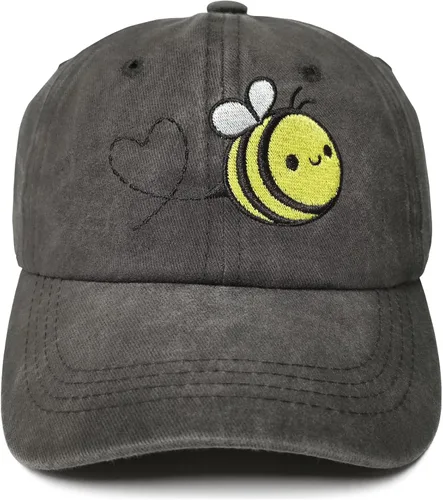 Vista 20 de Gorras de béisbol bordadas con animales para niño y niña