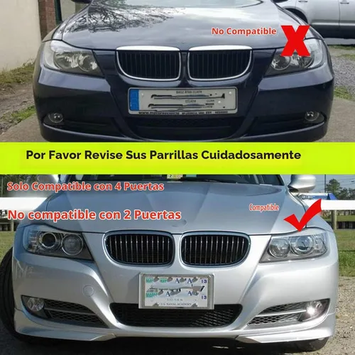Vista 2 de PENSUN F80 M4 Look Style Parachoques delantero estilo F80 M4 para 2009-2011 BMW E90 E91 Serie 3 Sedán 4 puertas SIN PDC y agujeros para luces