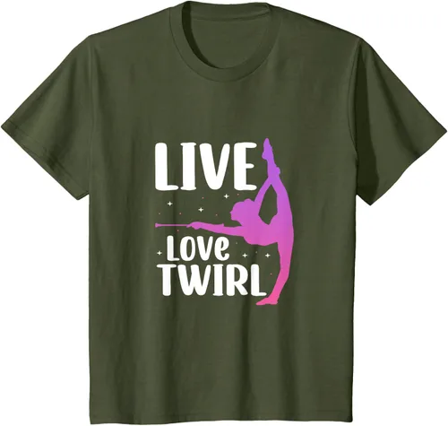 Vista 10 de Camiseta Twirl Baton Twirling Twirler Majorettes, Negro
