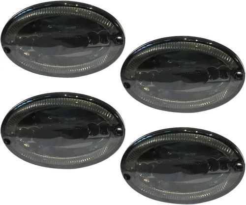 Vista 2 de Corvette C5 - Luces traseras LED para freno, lámpara de freno compatible con Chevy C5 Corvette 1997-2004 (NEGRO), sin arnés Hyperflash LFMOT00990
