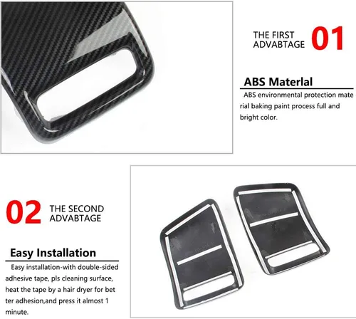 Vista 4 de luz trasera lámpara cubierta TRIM marco para Dodge Ram 1500 2019+