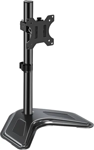 Vista 10 de MOUNT PRO Soporte para monitor doble, soporte de escritorio para monitor de movimiento completo, se adapta a 2 pantallas de hasta 27 pulgadas, 17.6