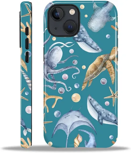 Vista 161 de Funda para iPhone 11, resistente híbrida 2 en 1, protección completa contra golpes con acabado brillante, diseño de collage de tela a cuadros