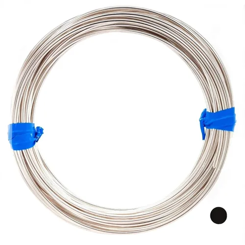 Vista 14 de CRAFT WIRE Calibre 6, alambre de plata de ley 925 (redondo) extremadamente suave hecho en EE. UU. - 15 cm Sterling Silver Wire for Jewelry Making