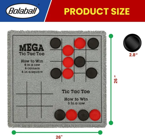 Vista 5 de Bolaball - Juego de mesa gigante 3 en 1, la vieja, damas, ajedrez, reversible, juegos de jardín y patio para adultos, fiesta familiar, para niños