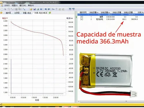 Vista 5 de DC 3.7V 350mAh 602030 Batería de litio para auriculares Bluetooth VXI BlueParrott B350-XT B450-XT B550-XT B350XT B450XT B550XT B550XT Bluetooth