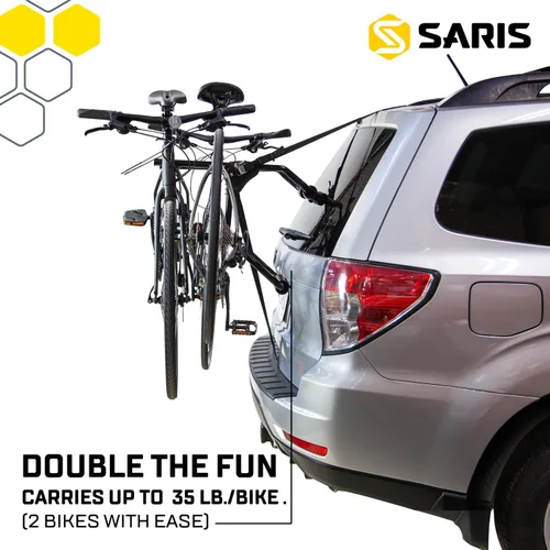 Vista 8 de Saris Guardian - Portabicicletas para maletero – Portabicicletas sin enganche para coche, sedán, hatchback, SUV, camioneta, montaje plegable