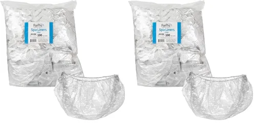 Vista 7 de ForPro Professional Collection Fundas desechables para spa, se ajustan a todos los spas de pedicura, fundas desechables para pedicura, azul, 100