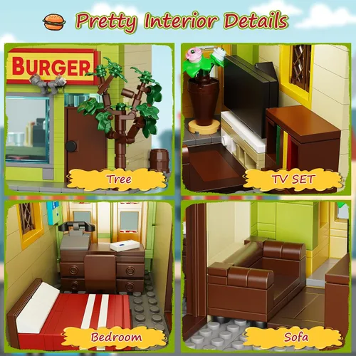 Vista 4 de The Bob's Belcher Family Happy Burgers House - Bloques de construcción