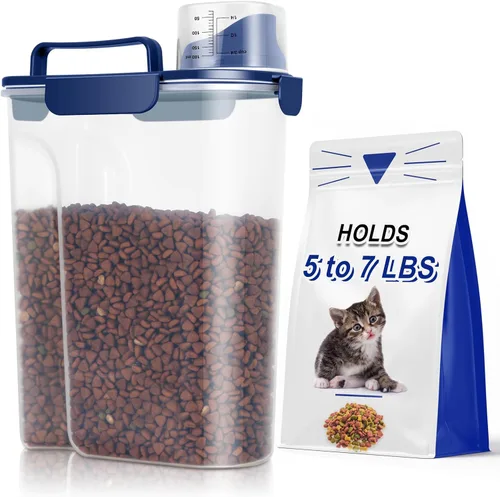 Vista 16 de TBMax Contenedor de Almacenamiento de Comida para Gatos y Perros de 5 a 7 libras, Contenedor Secundario de Almacenamiento de Comida para Mascotas