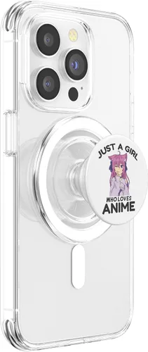 Vista 3 de Solo una chica que ama Anime PopSockets MagSafe PopGrip para iPhone