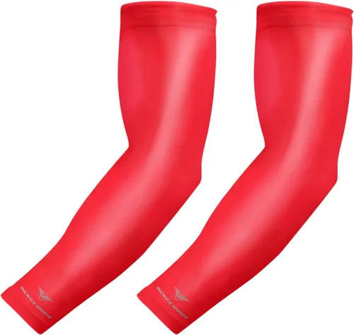 Vista 9 de Bucwild Sports Compression Arm Sleeves Youth & Adult Sizes Sleeves For Volleyball, Baseball, Basketball, Golf & Tennis