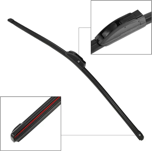 Vista 4 de X AUTOHAUX Juego de 3 limpiaparabrisas delantero de 26 pulgadas, 19 pulgadas, 16 pulgadas, para gancho en U con gancho J para Toyota Prius 2010-2015
