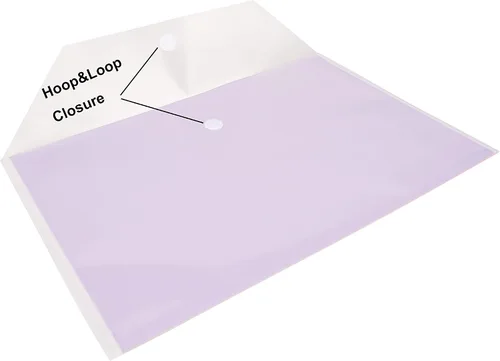 Vista 3 de Sobres grandes de plástico para archivadores de documentos, paquete de 10, 11 x 17 pulgadas